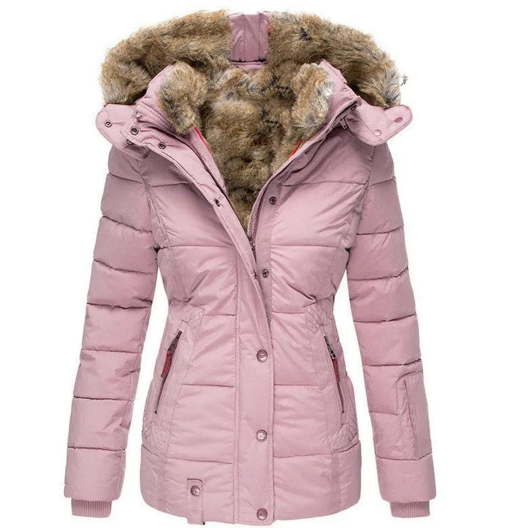 Durable women's insulated jacket, designed for extreme cold weather & ultimate warmth.