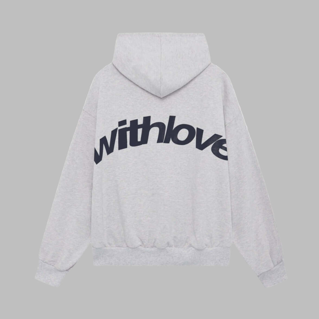Women's cozy knit graphic hoodie, a comfortable long-sleeve pullover sweatshirt with a unique design for casual wear.
