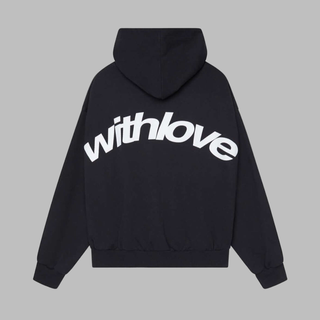 Graphic knit hoodie for women, featuring a soft, cozy fabric and a stylish long-sleeve design. Ideal for casual layering.