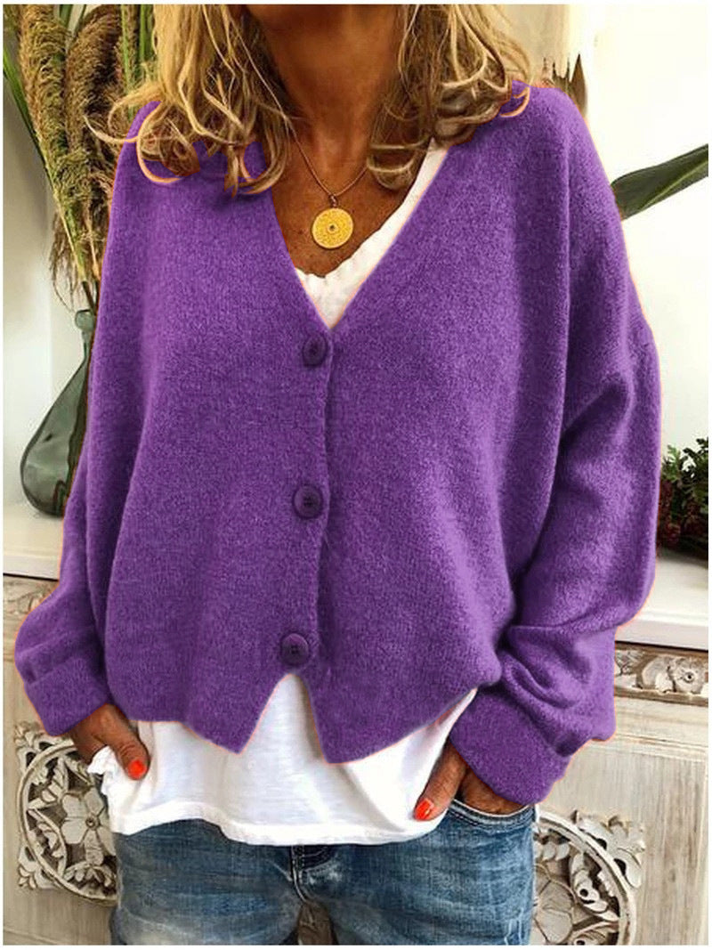 Must-have women's cozy soft open front cardigan, ideal for adding a chic layer to any outfit.