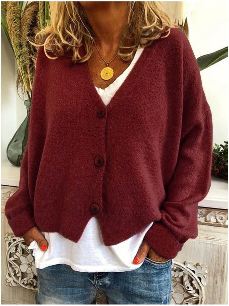 Lightweight women's cardigan, an open front, soft & cozy design for year-round comfort.