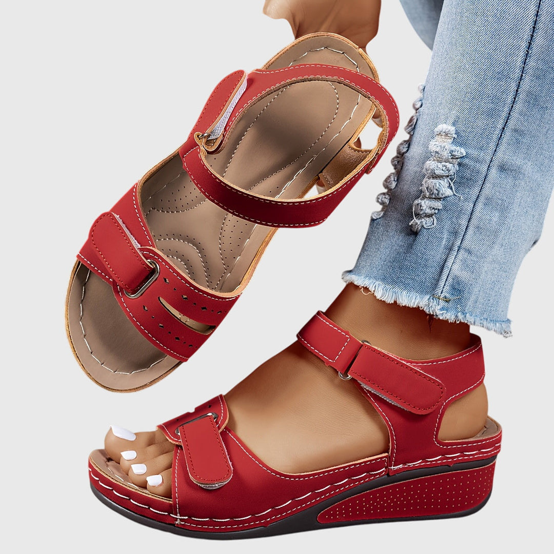Women's crystal orthopedic sandals for arch support, comfort, and daily wear.