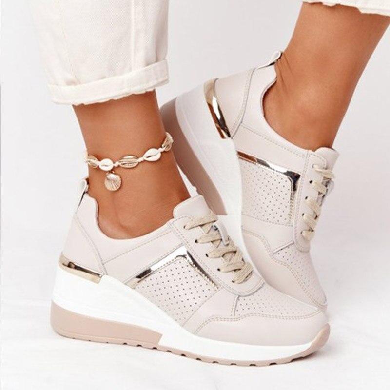 Women's cushioned comfort sneakers for all-day support & walking.