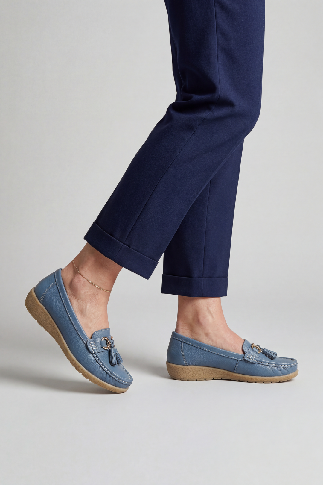 Classic women's flat loafers. Cushioned slip-on design offers superior comfort & versatile style.