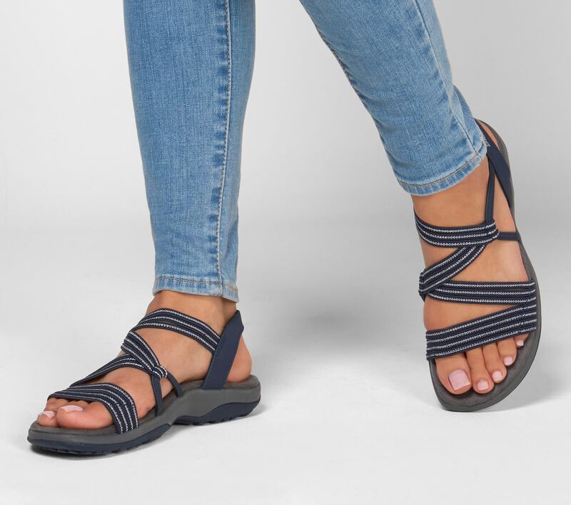 Comfortable women's slip-on sandals, ideal for summer. Features soft cushioning for all-day easy wear.