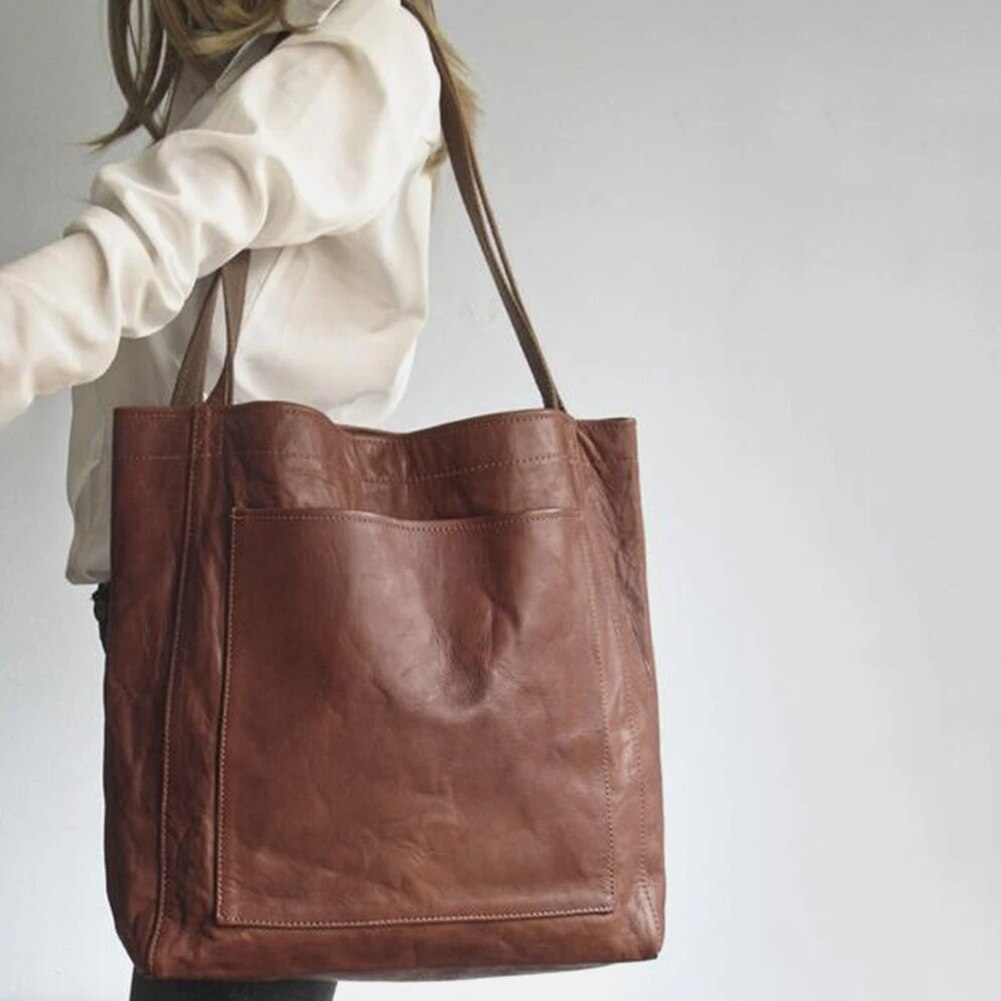 Effortless Women's Tote Bag, a stylish daily carryall. Spacious shoulder handbag for all your essentials.