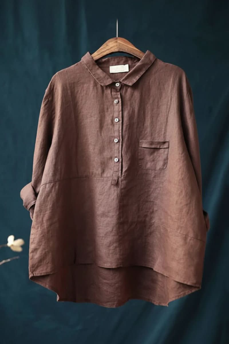 Fashionable women's comfort wear blouse, a stylish long sleeve pullover for any day.