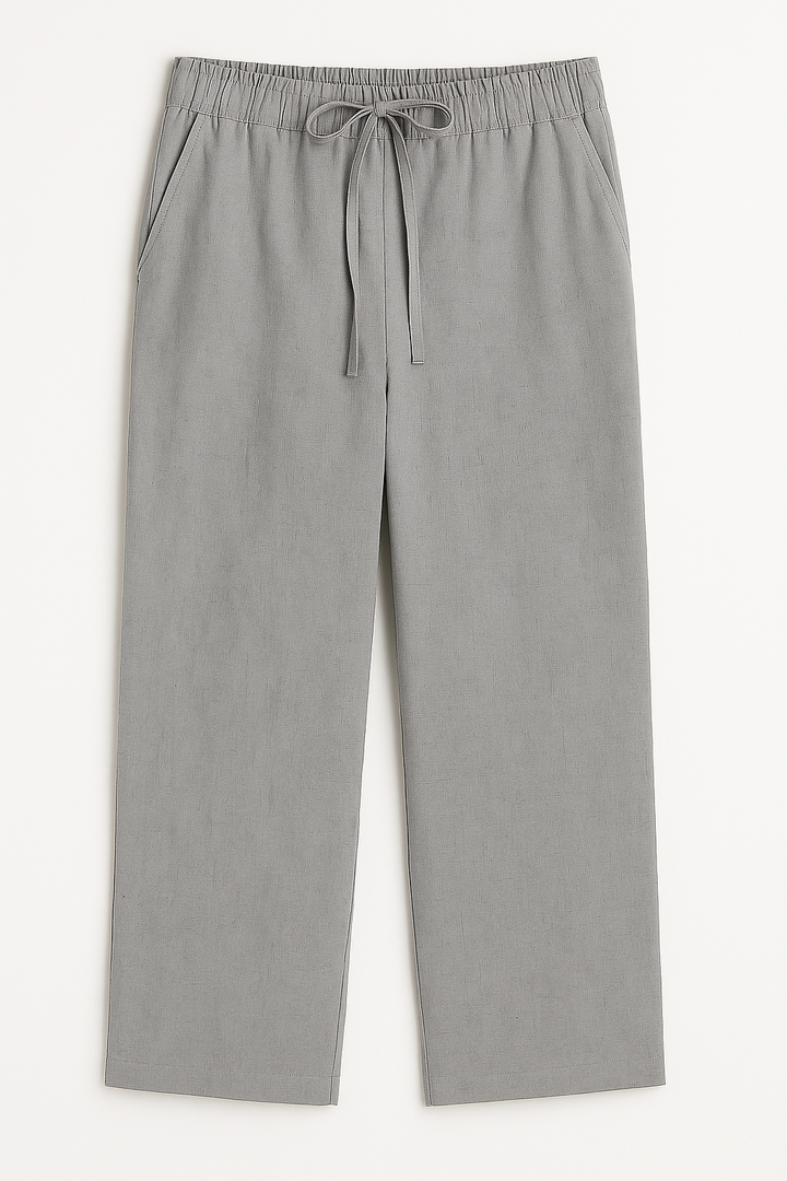 Relaxed fit wide-leg women's summer trousers. Enjoy comfortable, effortless style for all your warm weather adventures.
