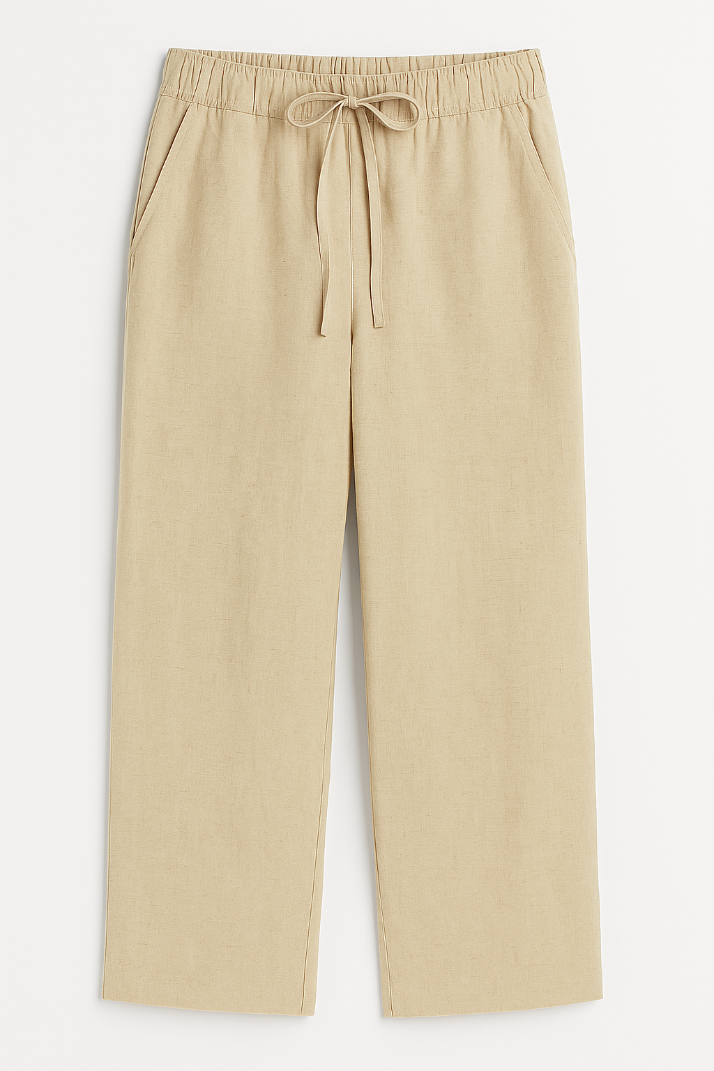 Stylish women's wide-leg summer trousers offering effortless comfort and a relaxed fit for warm weather chic.