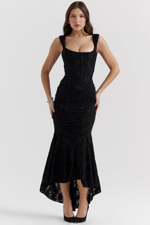 Elegant women's bodycon corset dress, a stunning formal wear choice for prom & parties.