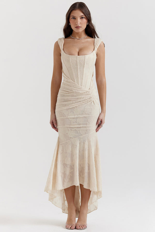 Formal women's corset bodycon dress, perfect as a homecoming or prom evening gown.