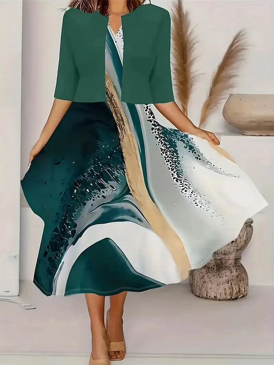 Women's elegant long maxi dress with a timeless style, perfect for various occasions.