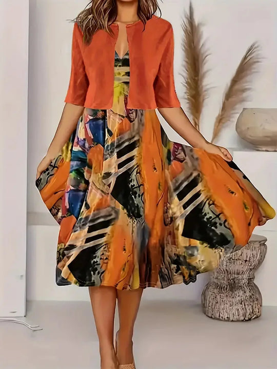 Chic women's flowy maxi dress, providing timeless elegance and ultimate comfort for all-day wear.