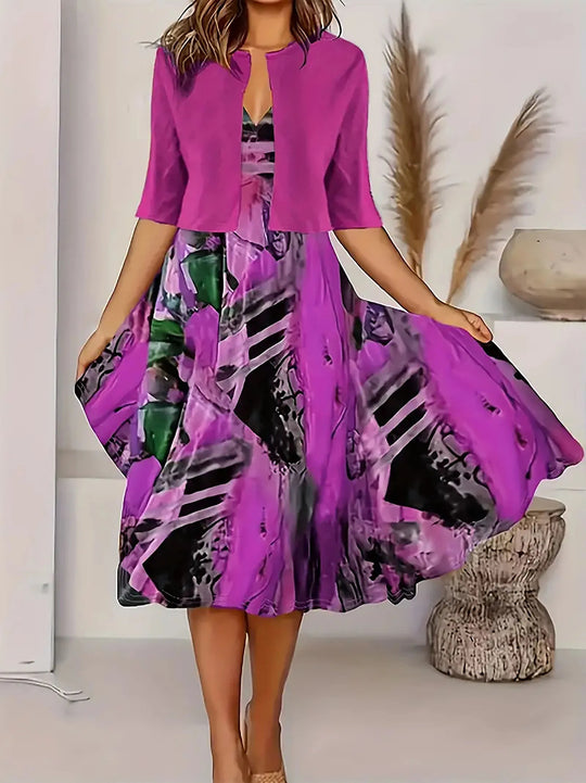 Elegant women's long dress with a maxi length, embracing comfort and versatile fashion trends.