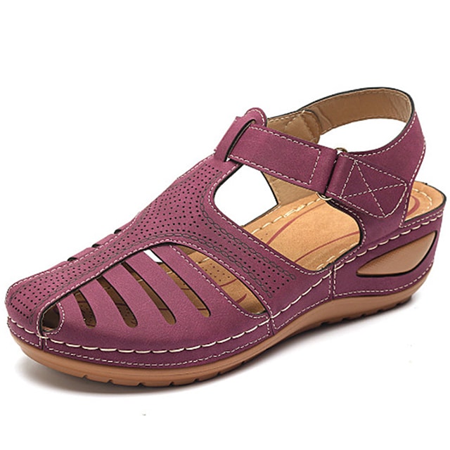 Summer women's comfort sandals. Ergonomic orthopedic design with arch support for walking & foot pain relief.