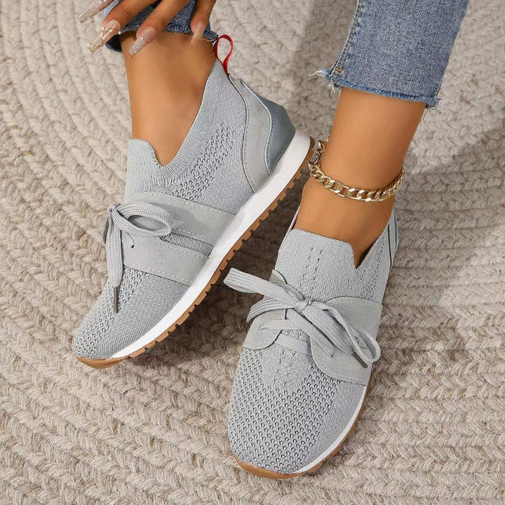Stylish women's orthopedic sneakers, offering ergonomic foot support & pain relief for activewear.