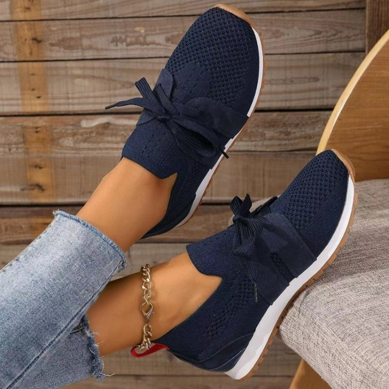 Pain-relieving orthopedic sneakers for women. Ergonomic design ensures comfort & support all day.