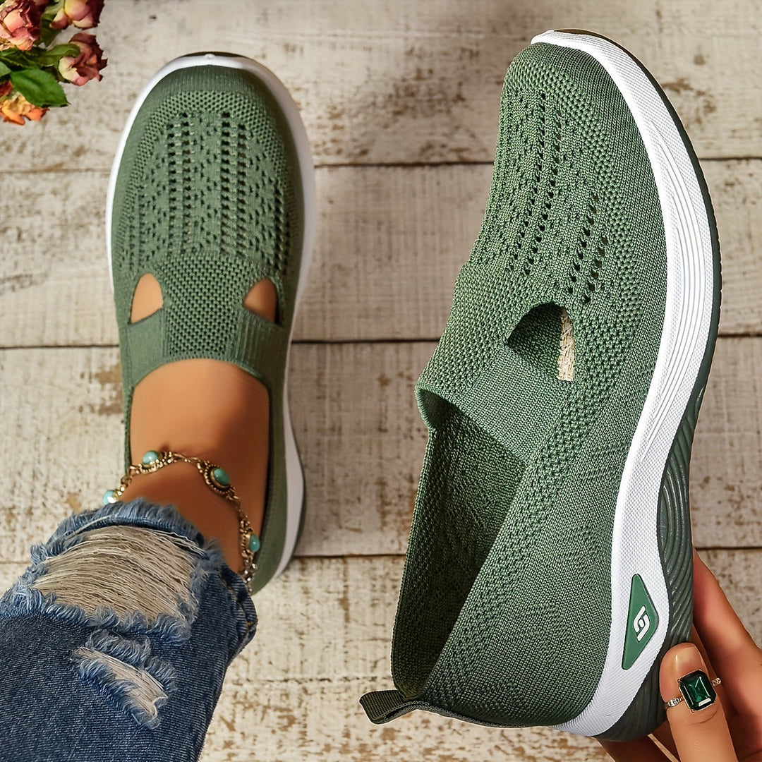 Easy slip-on women's sneakers with ergonomic design for superior comfort & daily wear.