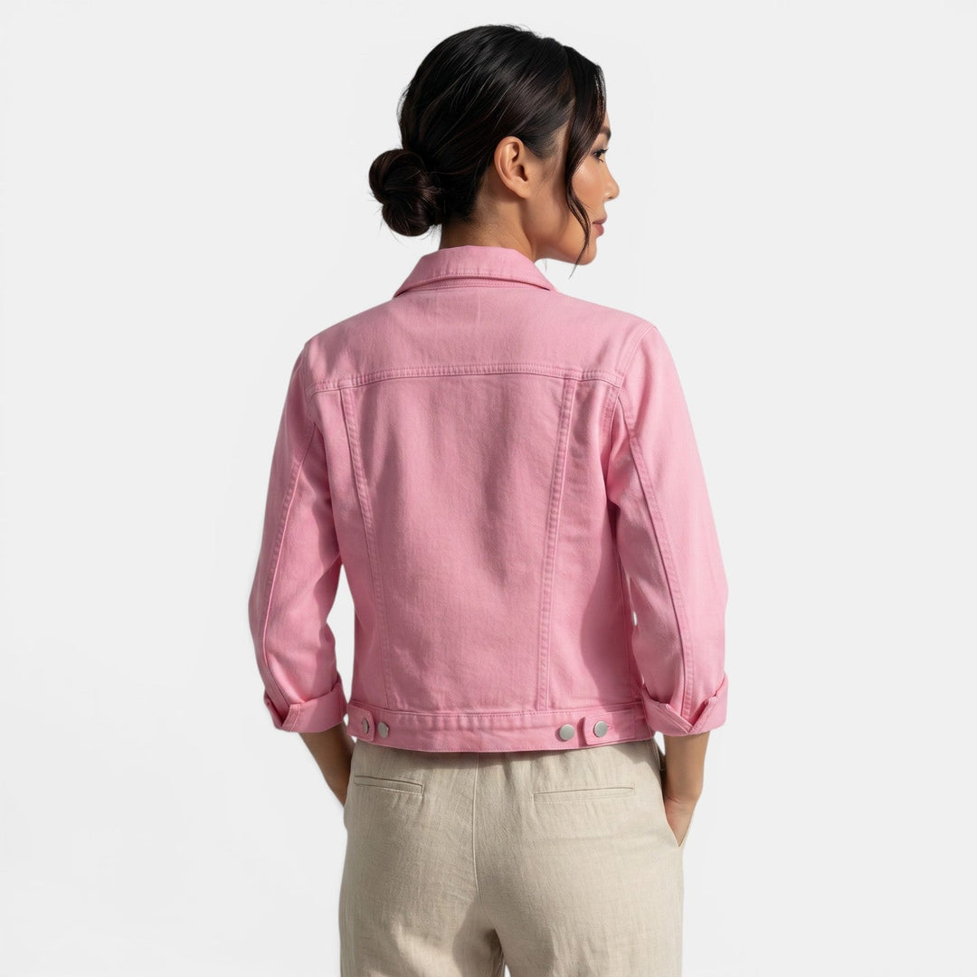 Stylish & comfortable women's fitted urban jacket. Perfect casual outerwear for daily wear & weekend style.