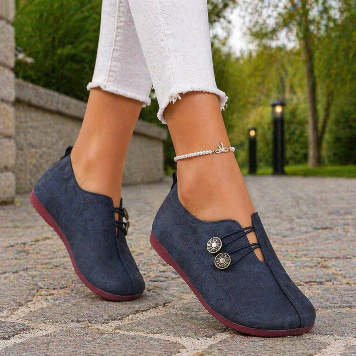 Experience natural comfort with these women's flexible slip-on barefoot shoes. Great for daily walks.