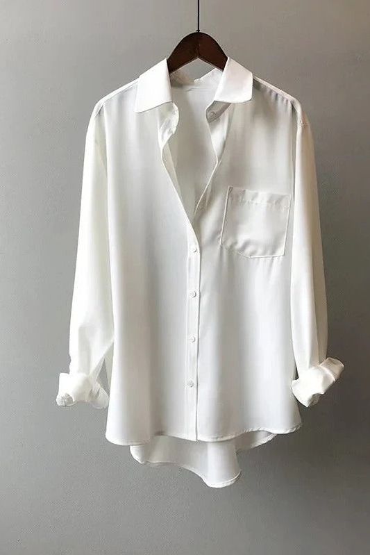 Printed flowy blouse for women, long sleeve, offering versatile fashion for casual or office looks.