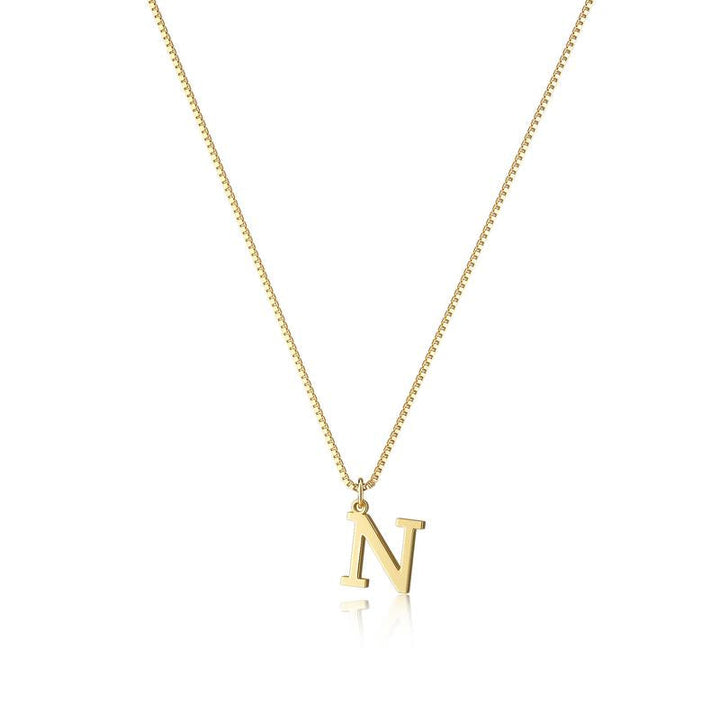 Gift-ready gold initial necklace for women, beautifully crafted design