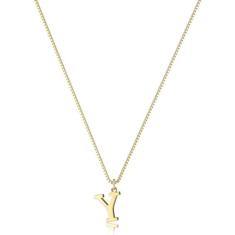 Gold initial pendant for women, a charming customized accessory