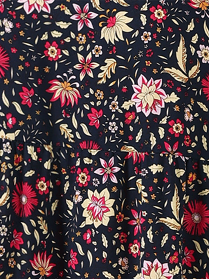 Versatile flowing maxi skirt, high-waist, printed, for women, suitable for any occasion.