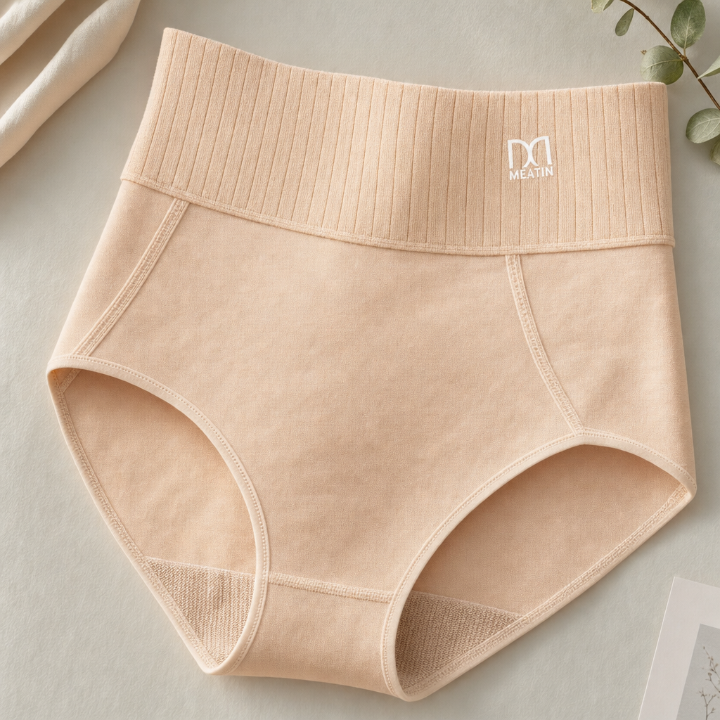 Seamless high-waist shaping underwear 6-pack. Women's comfortable shapewear for daily, invisible support.