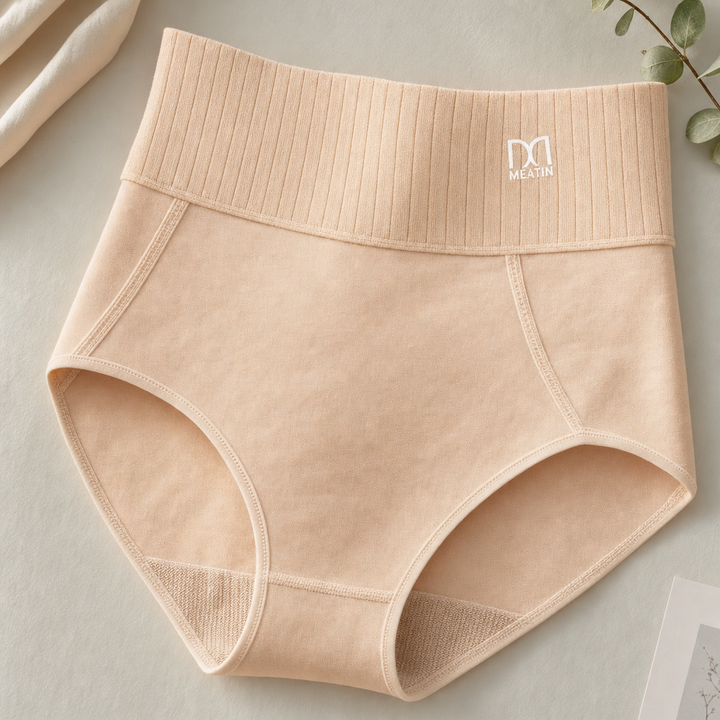 Seamless high-waist shaping underwear 6-pack. Women's comfortable shapewear for daily, invisible support.