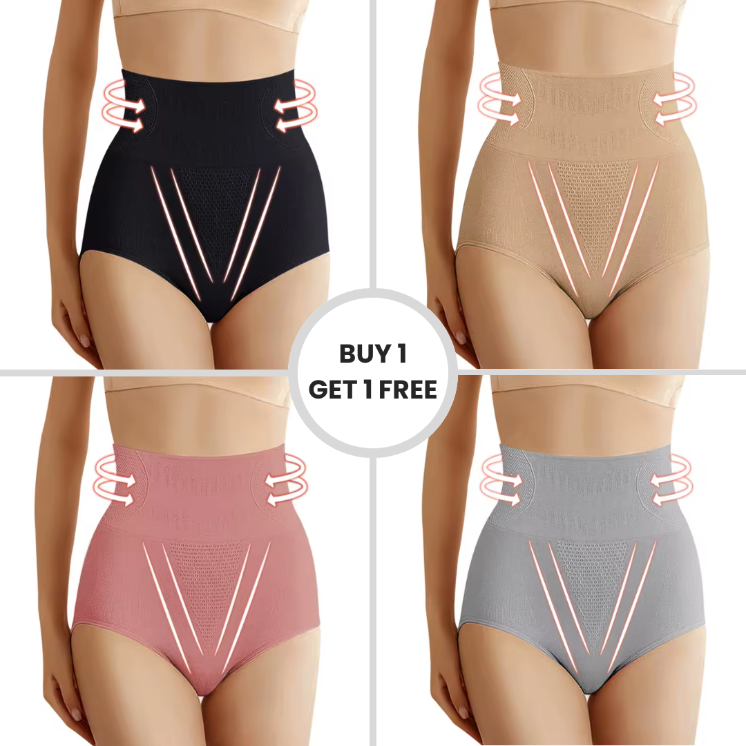 Comfortable high-waist body shaper underwear for women, providing gentle tummy control & a smooth silhouette.