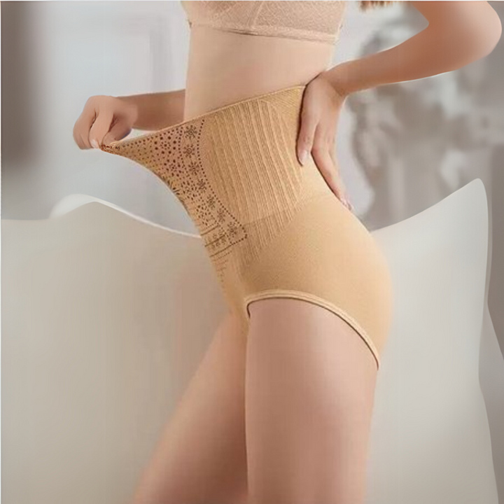 Body contouring high-waisted shaping underwear for women, providing tummy control & a sleek, smooth finish.