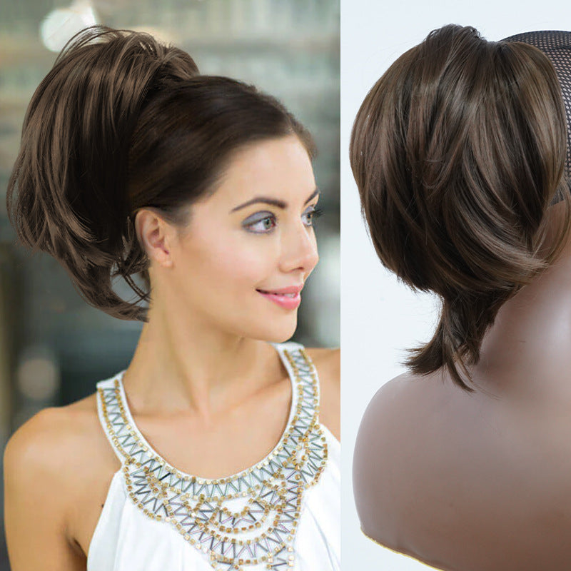 TwistPop synthetic ponytail hair extension for women, adds quick volume for stylish buns & updos easily.