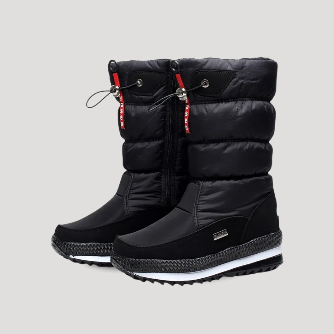 Women's insulated waterproof winter boots, ideal for cold weather, snow & outdoor activities. Warm & slip-resistant.