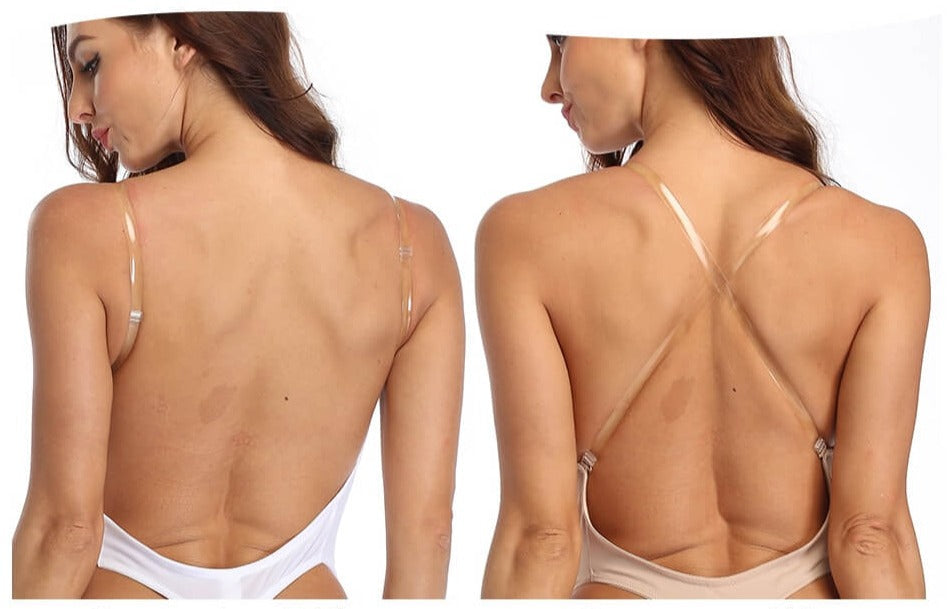 Women's contouring backless bodysuit shaper, an invisible foundation garment for smooth look.