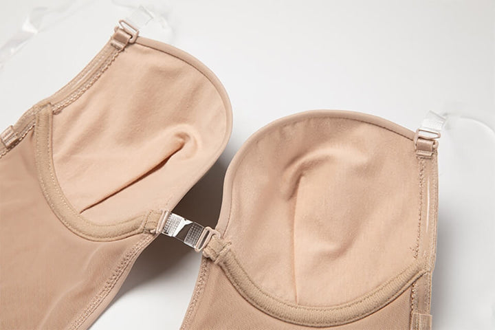 Versatile women's backless shapewear bodysuit, invisible under any dress for smooth contours.