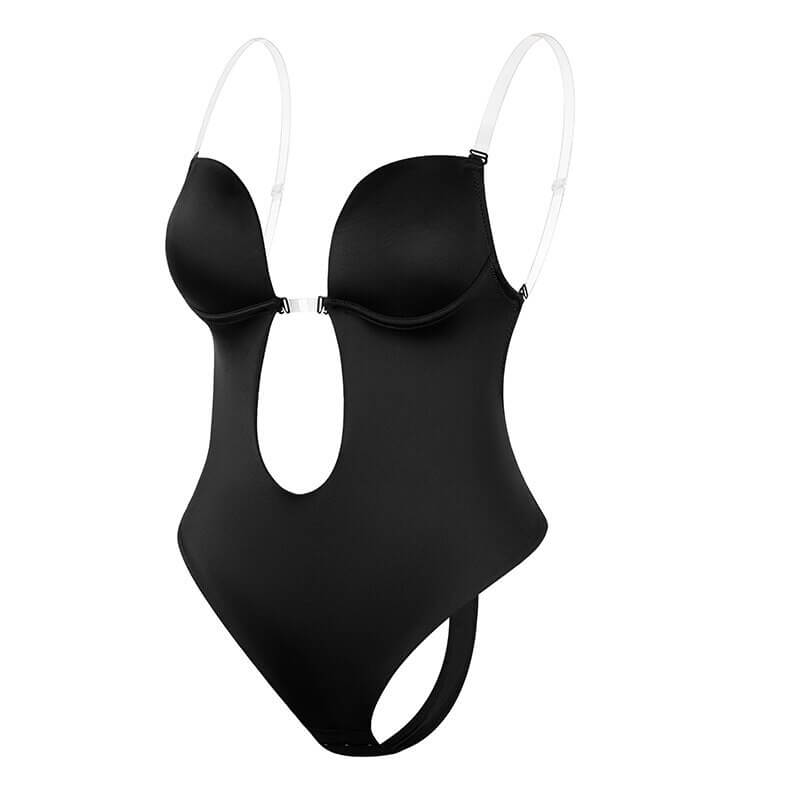 Women's invisible backless bodysuit shaper, designed for smooth body shaping and seamless contours.
