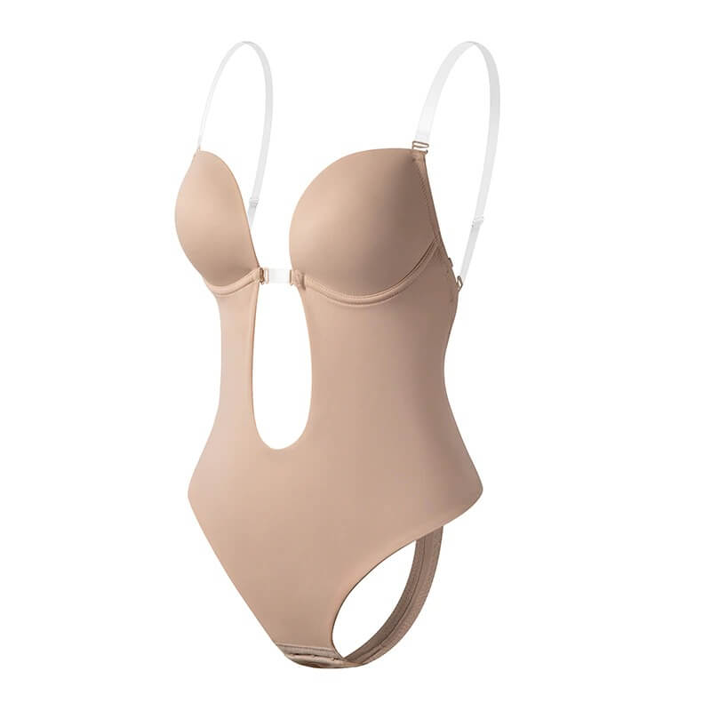 Premium seamless backless bodysuit shaper for women, for an invisible, smooth and contoured silhouette.
