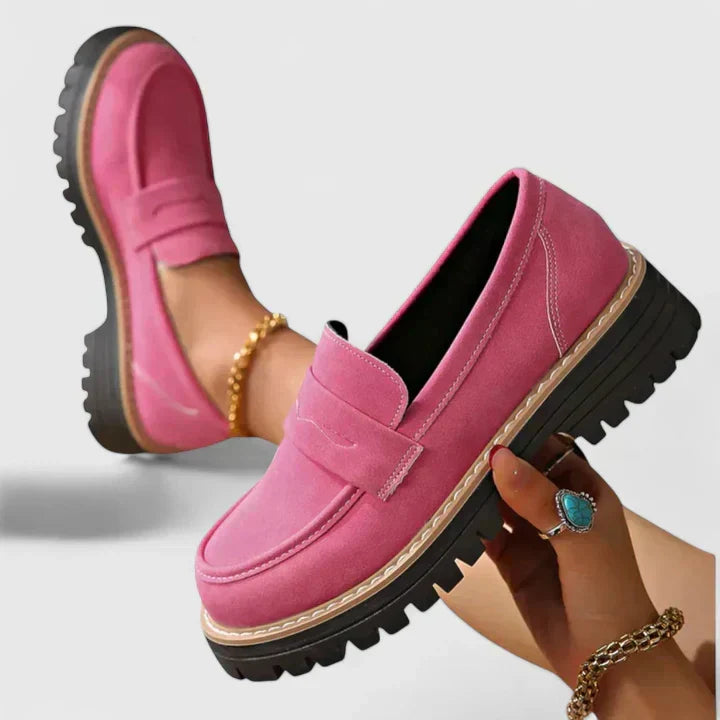 Stylish women's slip-on loafers, ergonomic design for ultimate comfort and casual or work fashion.