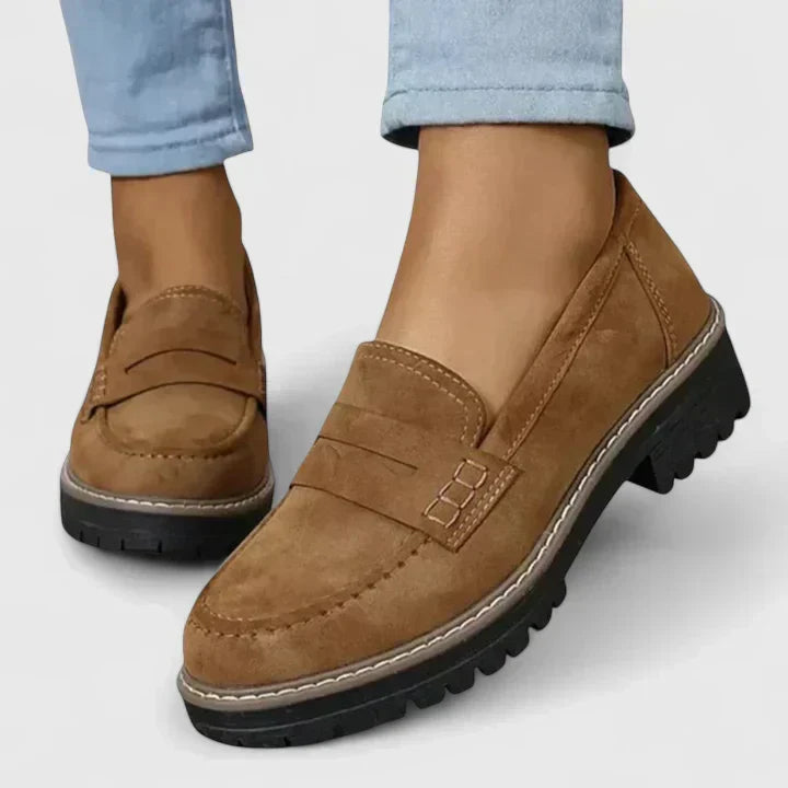 Journey orthopedic loafers for women, offering comfortable slip-on style and all-day foot support.