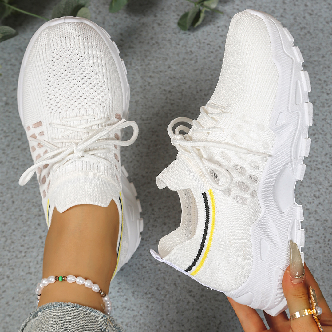 Everyday women's lace-up sneakers offering superior orthopedic foot support and all-day comfort.