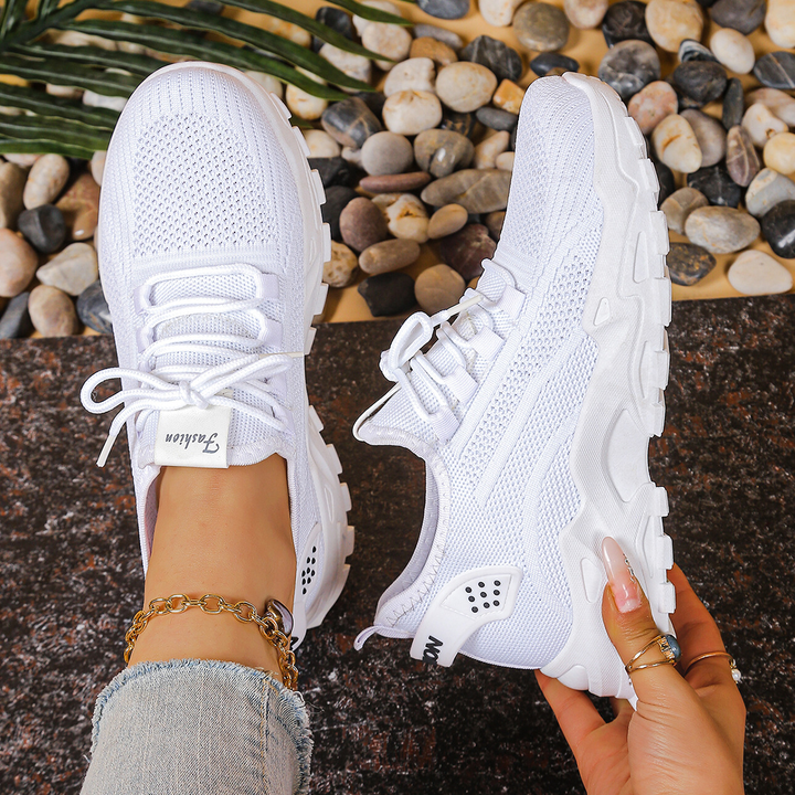 Women's orthopedic lace-up shoes for pain relief, offering superior foot support and all-day comfort.