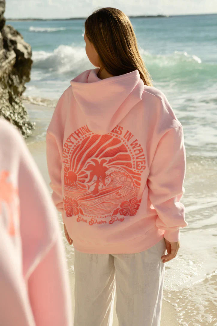 Women's lightweight breathable summer hoodie, perfect for casual wear and layering, in a relaxed fit.