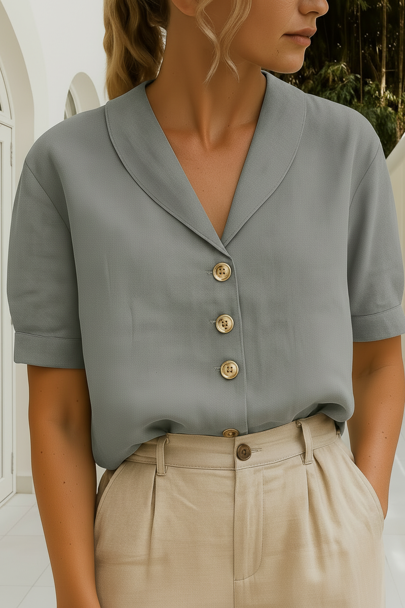 Soft women's casual t-shirt, lightweight & breathable. Short-sleeve relaxed fit top for everyday comfort and style.