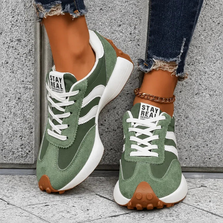 Ergonomic women's trainers, lightweight and supportive for everyday wear.