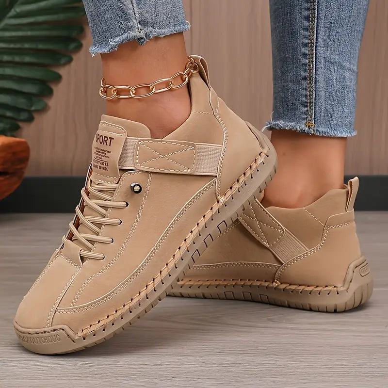 Women's walking shoes, lightweight slip-on design with cushioned comfort for daily walks.