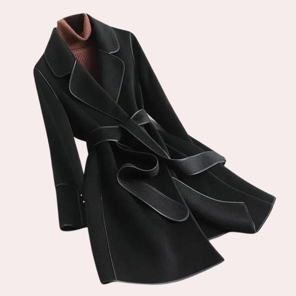 Women's lightweight trenchcoat, roomy silhouette. Perfect versatile jacket for casual or evening wear.