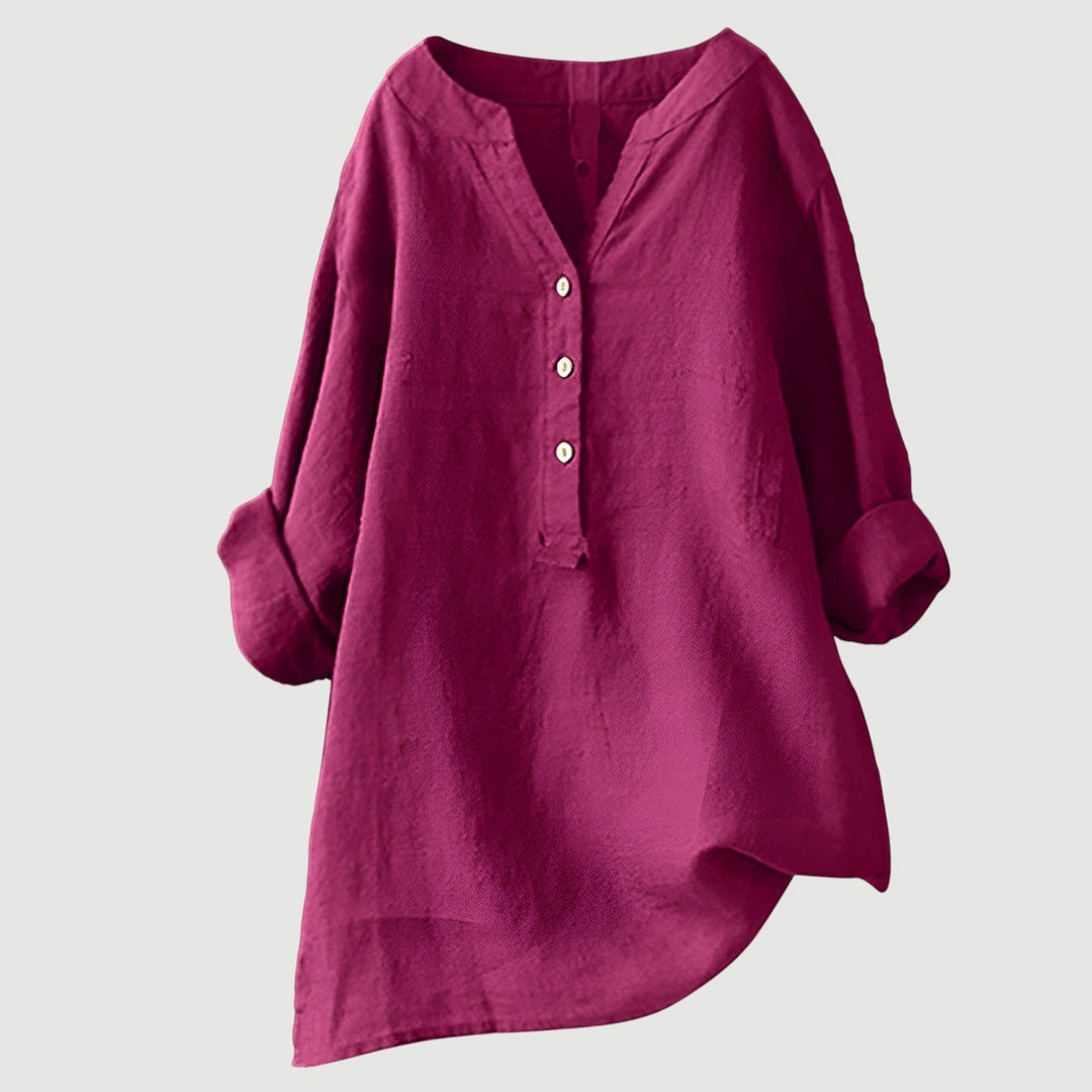 Versatile women's loose fit top, effortless style for any occasion.