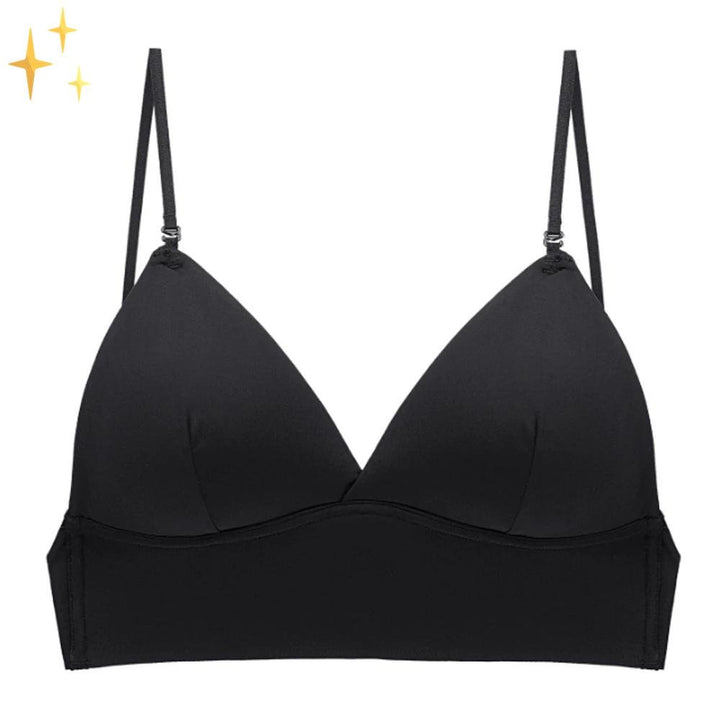 Seamless low back bra offering invisible support for women wearing backless dresses & tops.