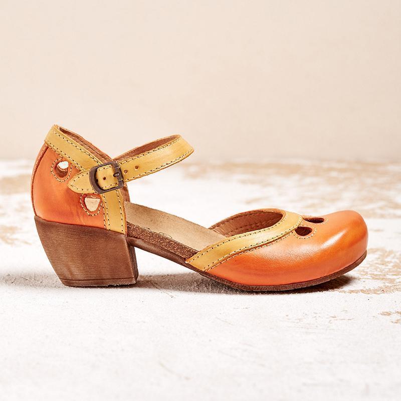 Stylish women's open toe block heel sandals featuring a secure ankle strap. Perfect for summer, vacation, and elegant casual outfits.